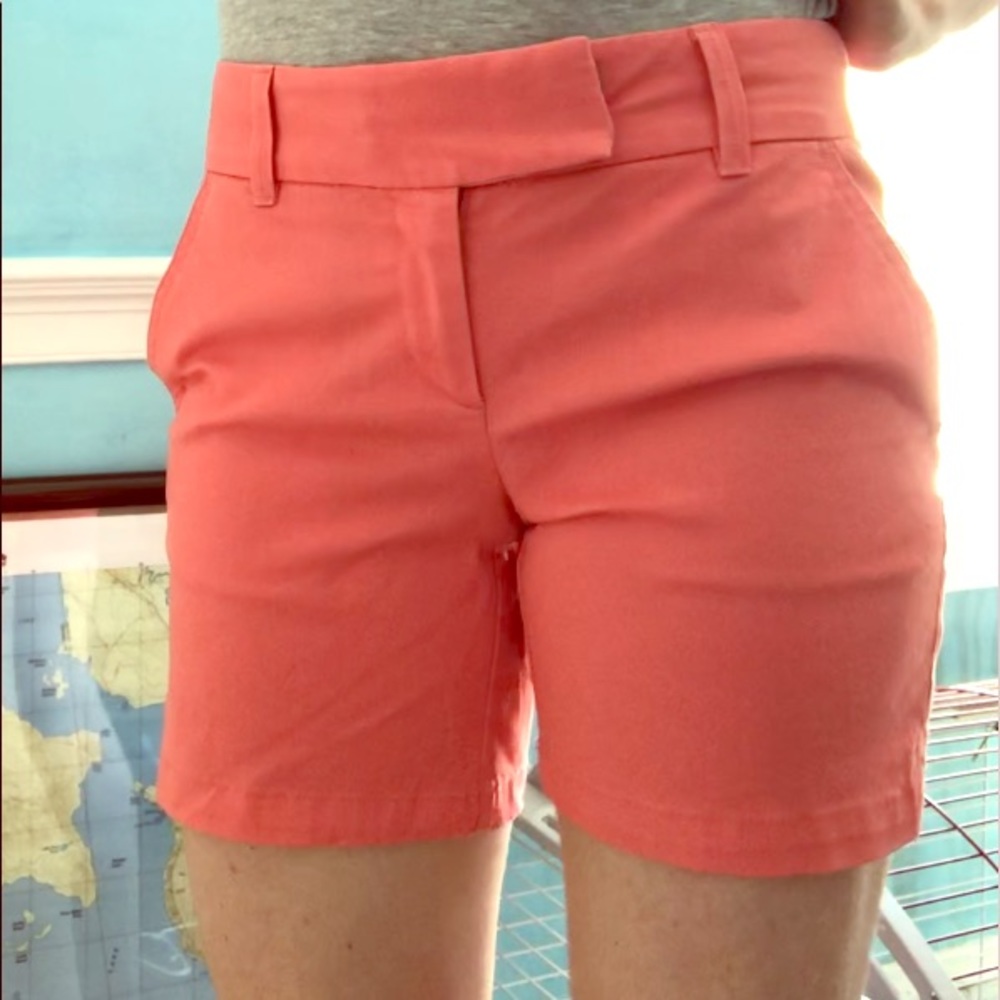 Salmon pink shorts